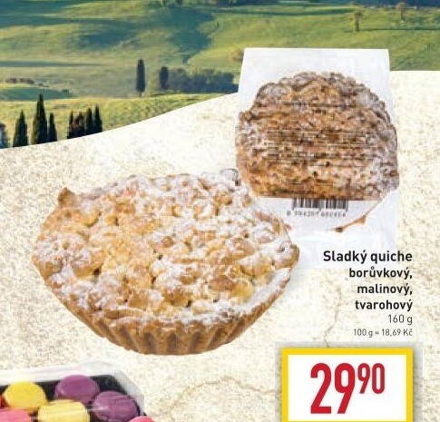 Koláč sladký Quiche