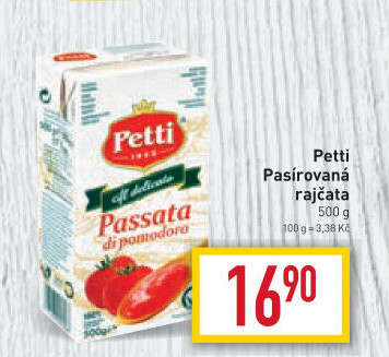 Pasírovaná rajčata Petti