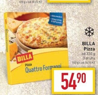 Pizza mražená Billa