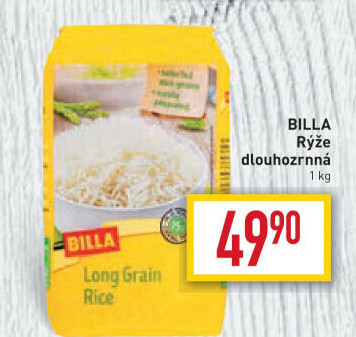 Rýže dlouhozrnná Billa