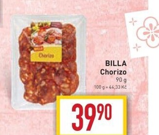 Salám Chorizo Billa