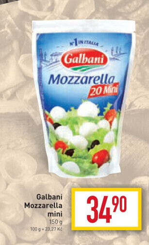 Sýr Mozzarella Galbani mini