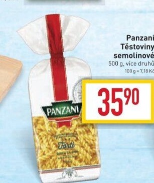 Těstoviny Panzani