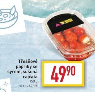 Třešňové papričky plněné sýrem Fine Dine