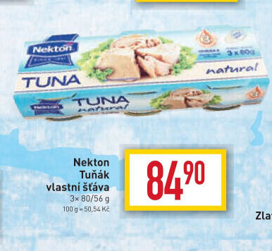 Tuňák ve vlastní šťávě Nekton