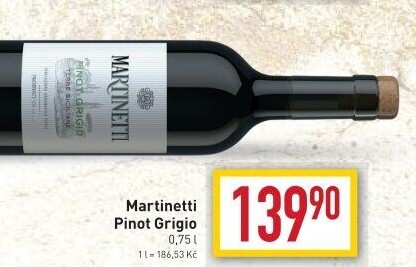 Víno Pinot Grigio Martinetti