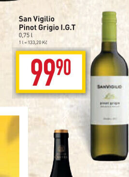 Víno PinotGrigio San Vigilio