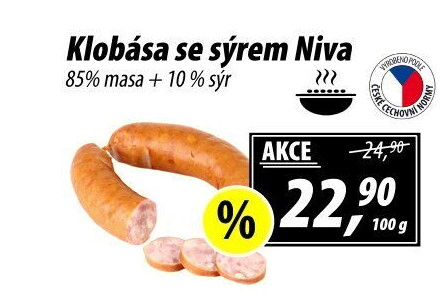 Klobása s nivou