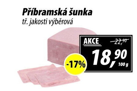 Šunka výběrová příbramská