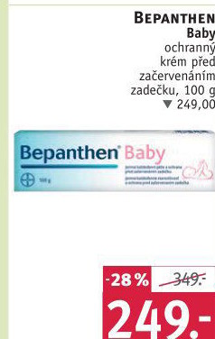 Mast proti opruzeninám Baby Bepanthen