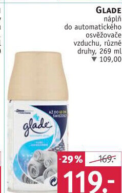 Osvěžovače vzduchu Glade by Brise Automatic spray - náplň