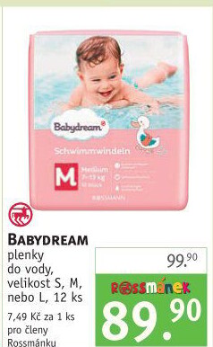 Pleny do vody dětské Babydream