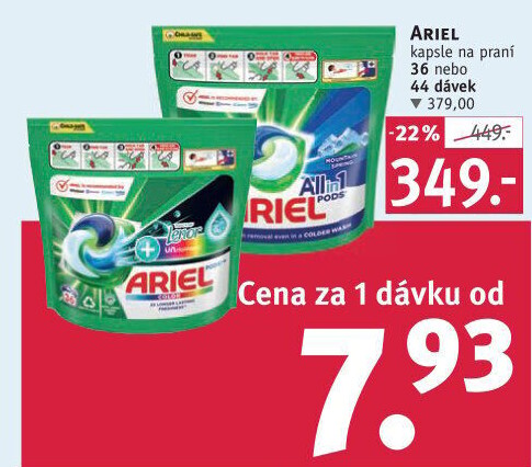 Prací kapsle Ariel