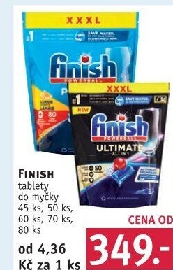 Tablety do myčky Finish