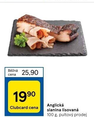 Anglická slanina lisovaná