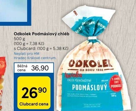 Chléb podmáslový Odkolek