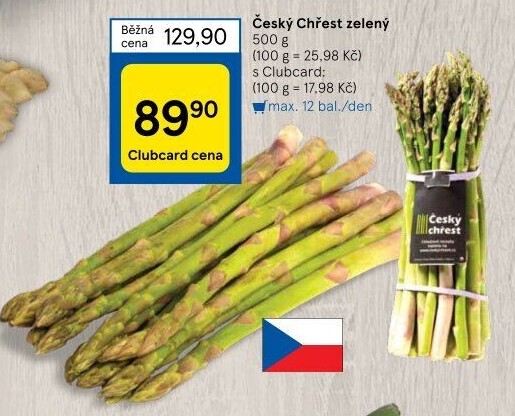 Chřest zelený