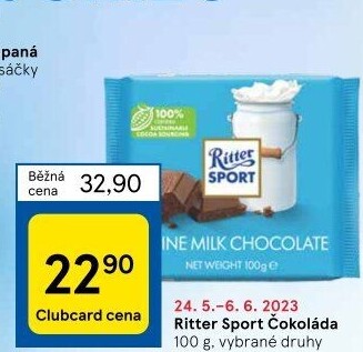 Čokoláda Sport Ritter