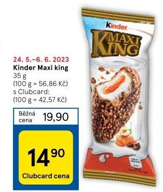 Dezert Maxi King Kinder