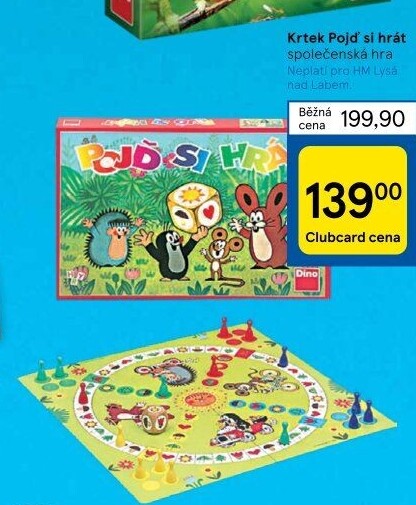 Hra Krtku, pojď si hrát Dino