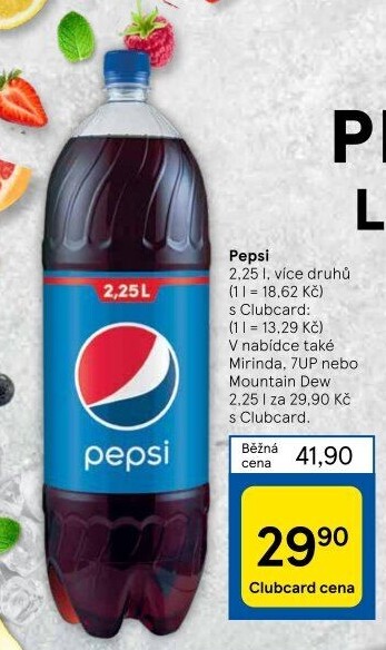 Limonáda Pepsi