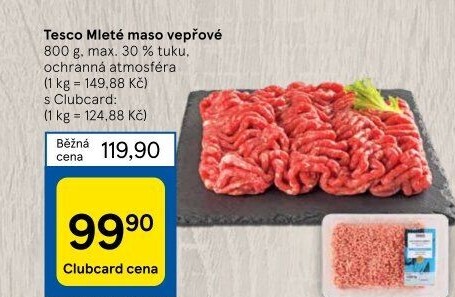 Maso mleté vepřové Tesco