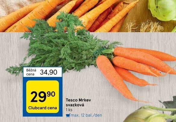 Mrkev svazková Tesco