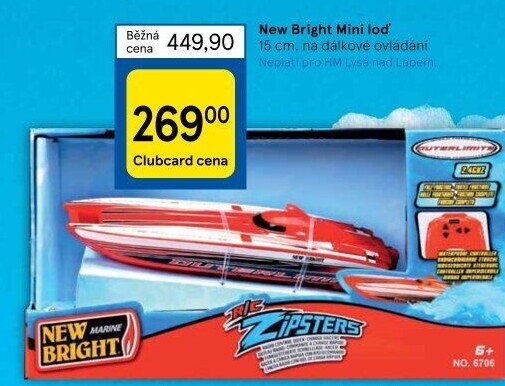 RC loď New Bright