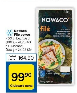 Rybí filé mražené Nowaco