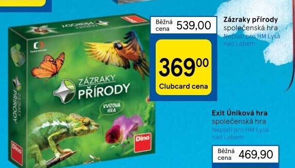 Společenská hra Zázraky přírody Dino