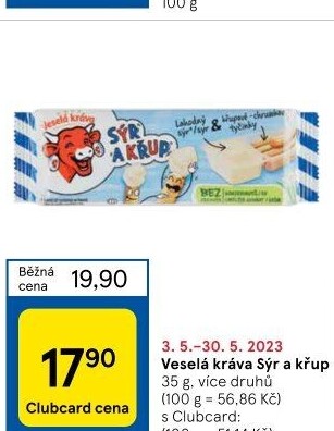 Sýr a křup Veselá kráva