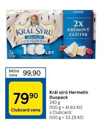 Sýr Hermelín Král sýrů