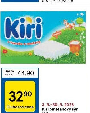 Sýr tavený Kiri