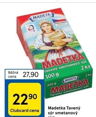 Sýr tavený smetanový Madetka