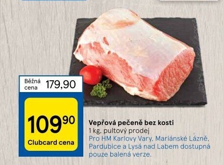 Vepřová pečeně bez kosti