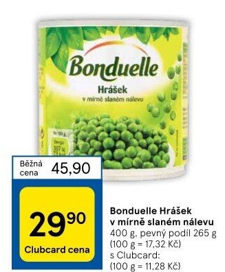 Hrášek Bonduelle