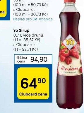Sirup YO