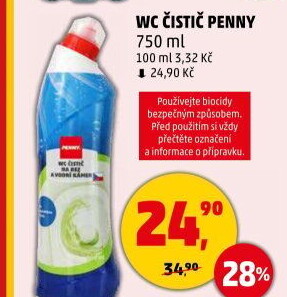 Čistič WC gelový Penny