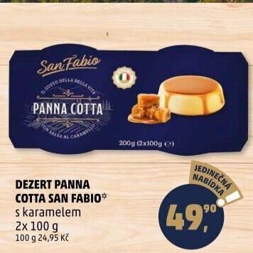 Dezert Panna Cotta San Fabio