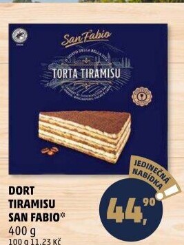 Dezert Tiramisu San Fabio