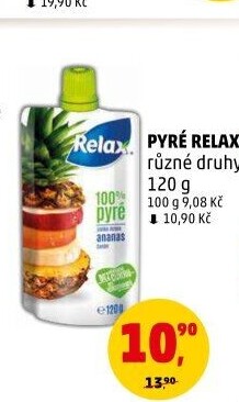 Kapsička ovocné pyré Relax