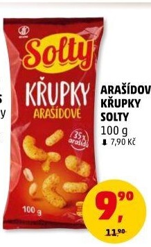 Křupky arašídové Solty