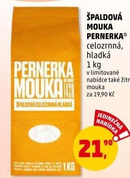 Mouka špaldová celozrnná Pernerka