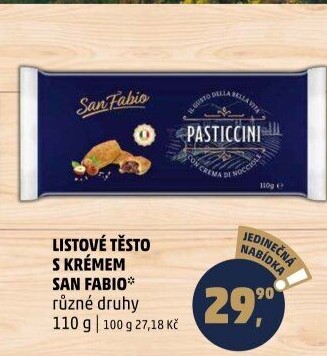 Pečivo z listového těsta San Fabio