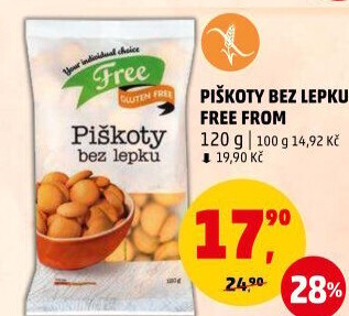 Piškoty bez lepku Gluten Free