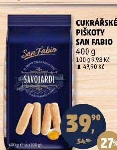 Piškoty cukrářské San Fabio