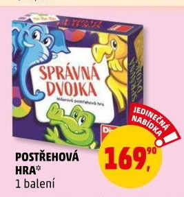 Postřehová hra Správná dvojka Dino