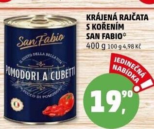 Rajčata krájená San Fabio