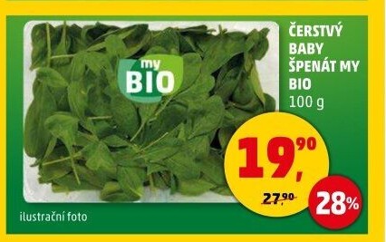 Špenát baby My BIO