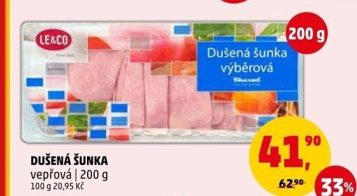 Šunka vepřová dušená LE&amp